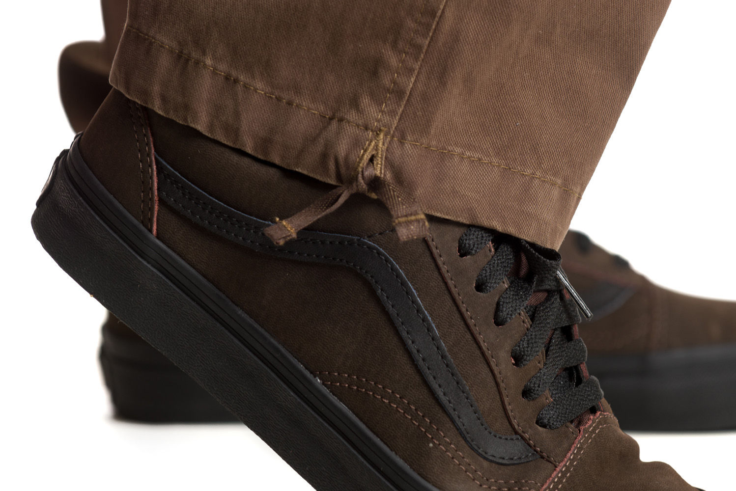 Bojówki męskie brązowe Szczygieł, klasyczny, wszechstronny kolor