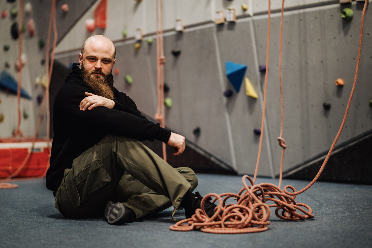 Zielone bojówki męskie Szczygieł, mocna tkanina, wygodne