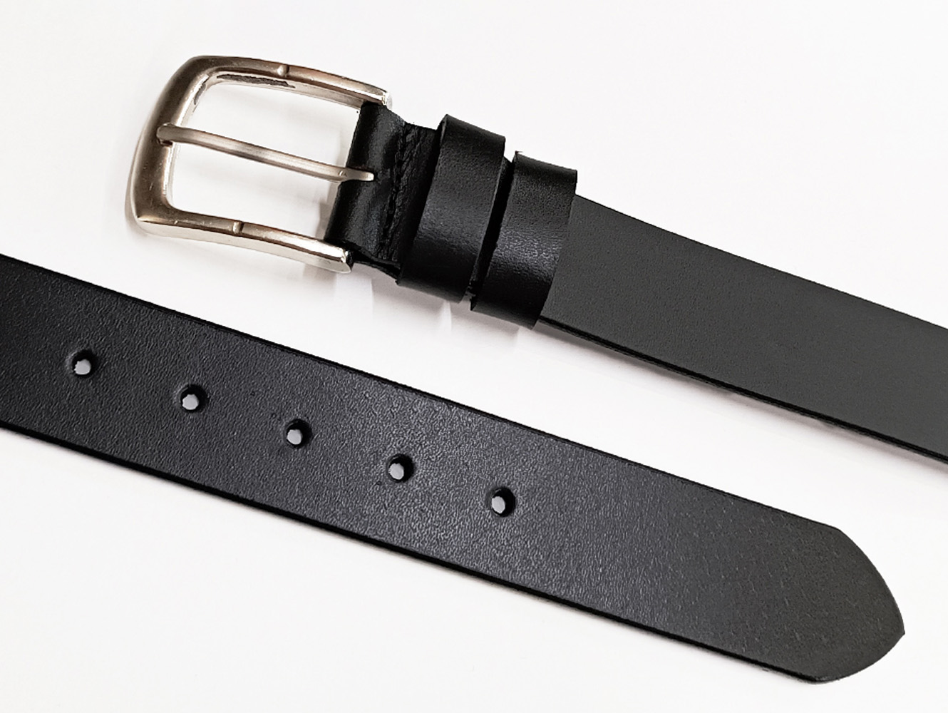 Pasek męski czarny